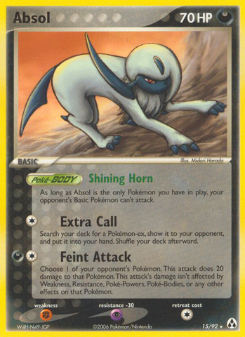 Absol (15/92) [EX: Legend Maker] - Destination Retro