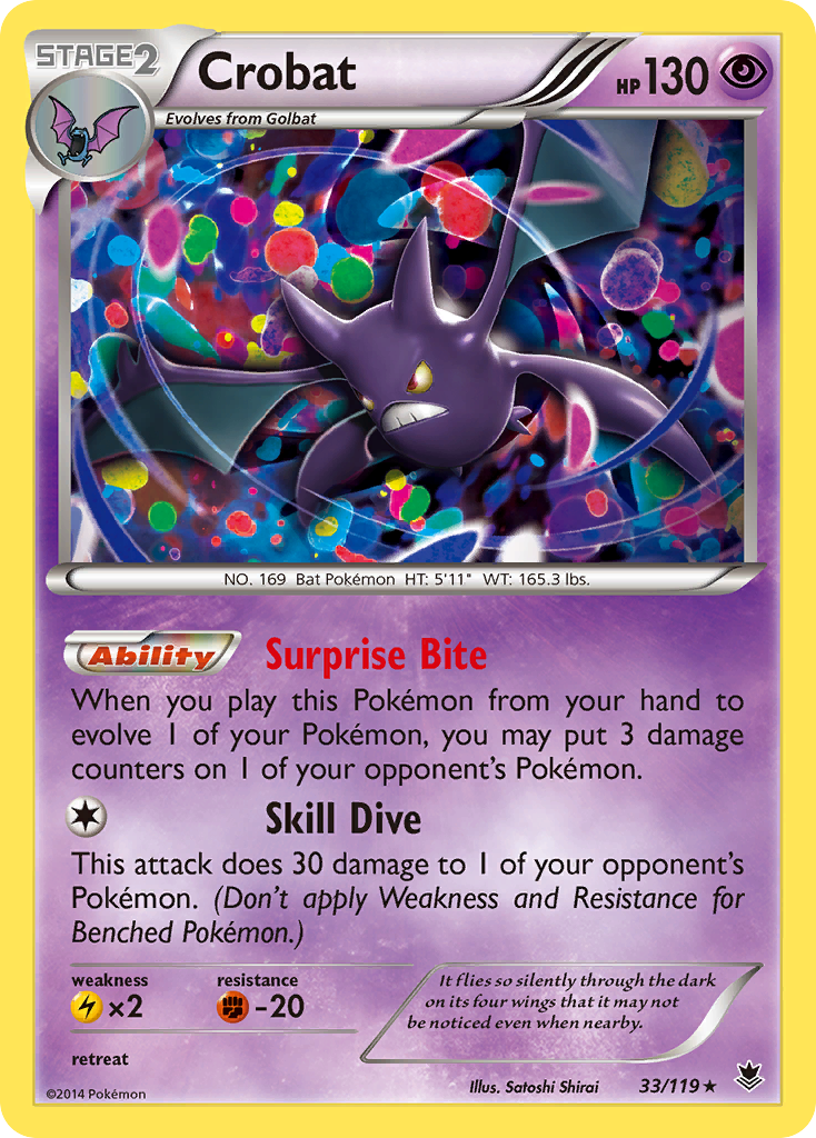 Crobat (33/119) [XY: Phantom Forces] - Destination Retro