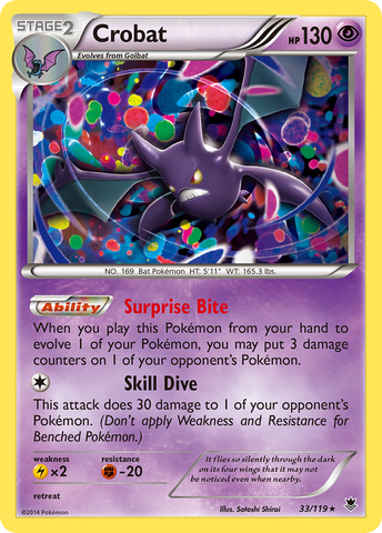 Crobat (33/119) [XY: Phantom Forces] - Destination Retro