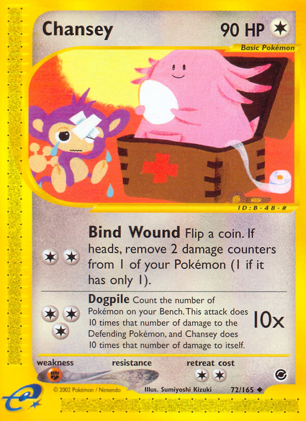 Chansey (72/165) [Expedition: Base Set] - Destination Retro