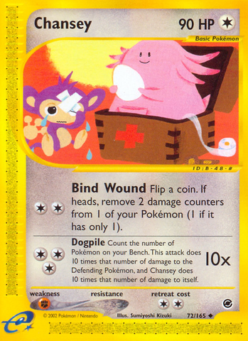 Chansey (72/165) [Expedition: Base Set] - Destination Retro