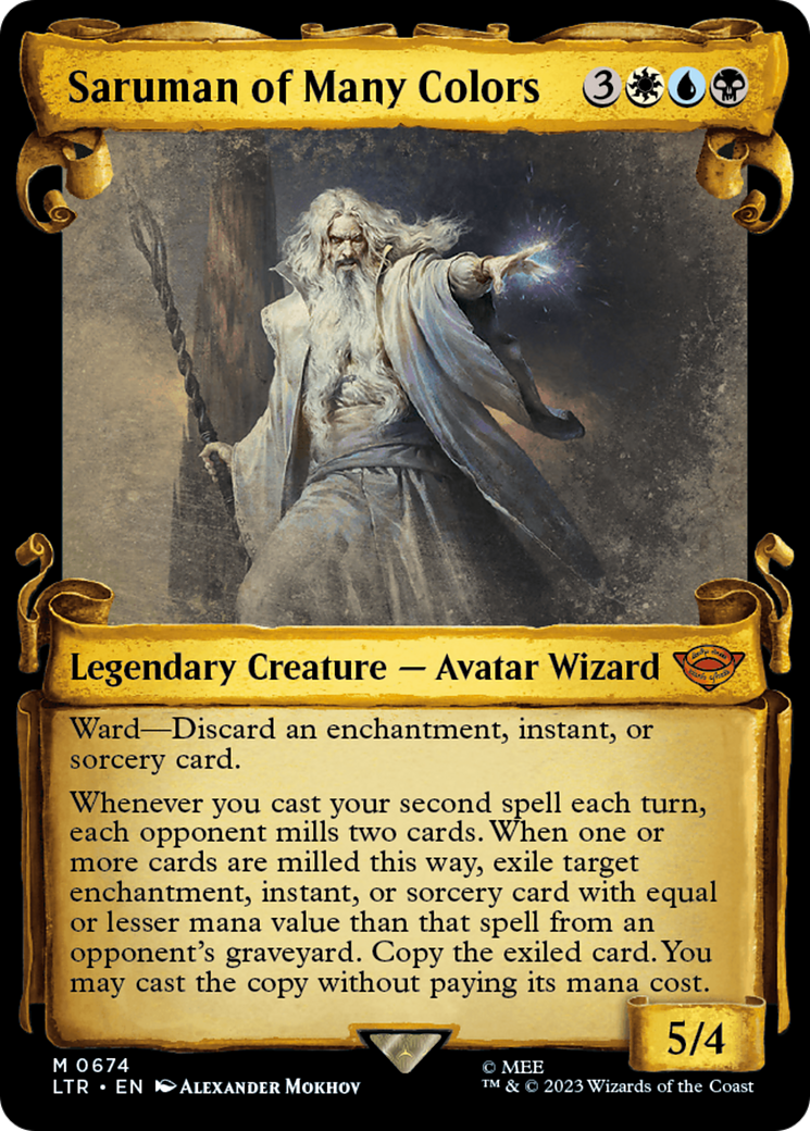 Saruman of Many Colors [The Lord of the Rings: Tales of Middle-Earth Showcase Scrolls] - Destination Retro