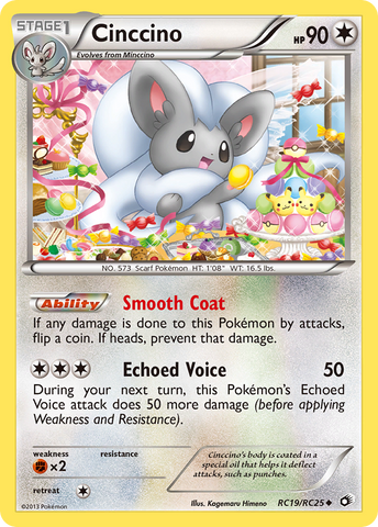 Cinccino (RC19/RC25) [Black & White: Legendary Treasures] - Destination Retro