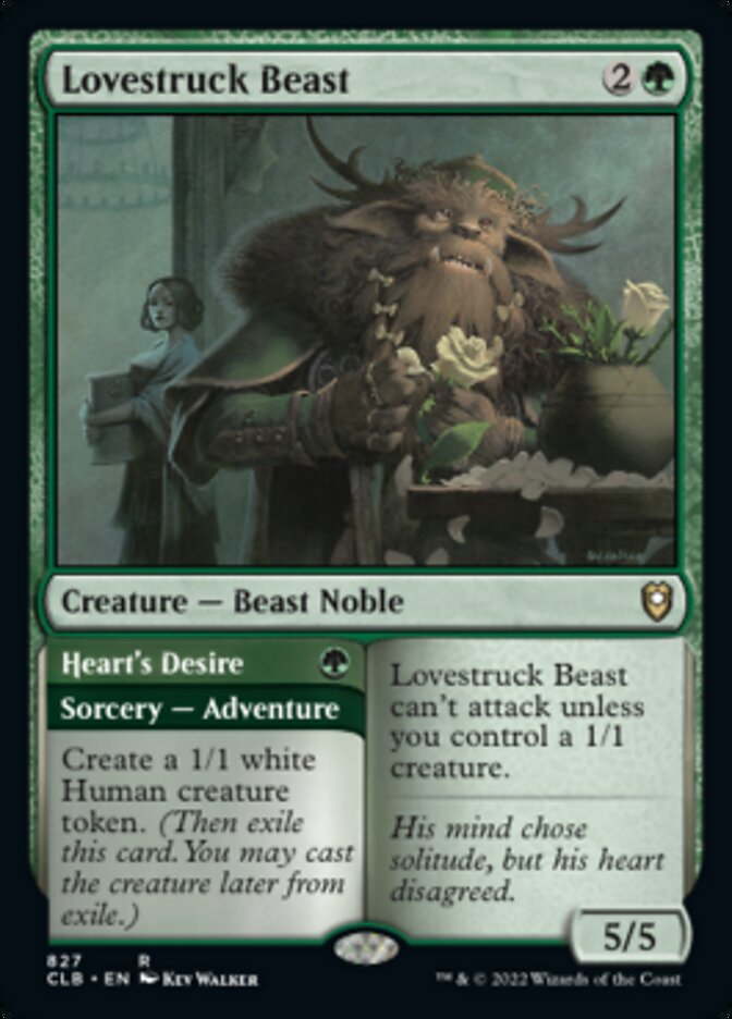 Lovestruck Beast // Heart's Desire [Commander Legends: Battle for Baldur's Gate] - Destination Retro