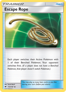 Escape Rope (114/147) [Sun & Moon: Burning Shadows] - Destination Retro