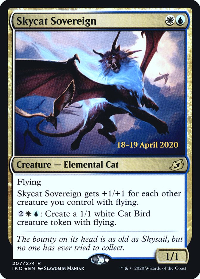 Skycat Sovereign  [Ikoria: Lair of Behemoths Prerelease Promos] - Destination Retro