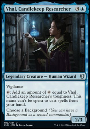 Vhal, Candlekeep Researcher [Commander Legends: Battle for Baldur's Gate] - Destination Retro