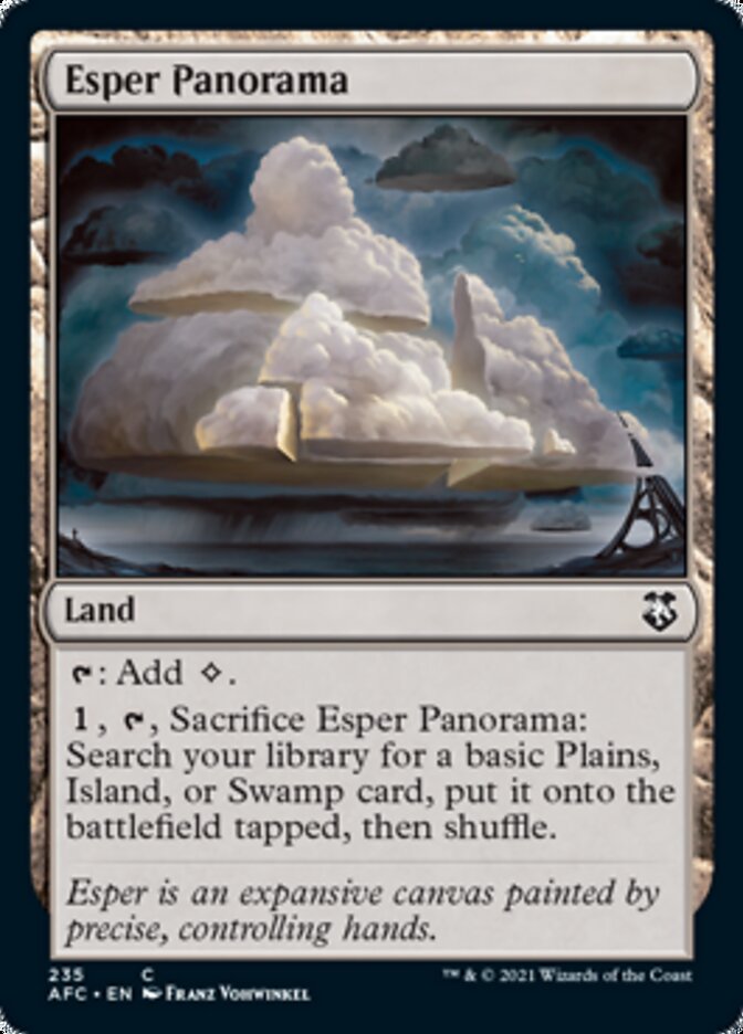 Esper Panorama [Dungeons & Dragons: Adventures in the Forgotten Realms Commander] - Destination Retro