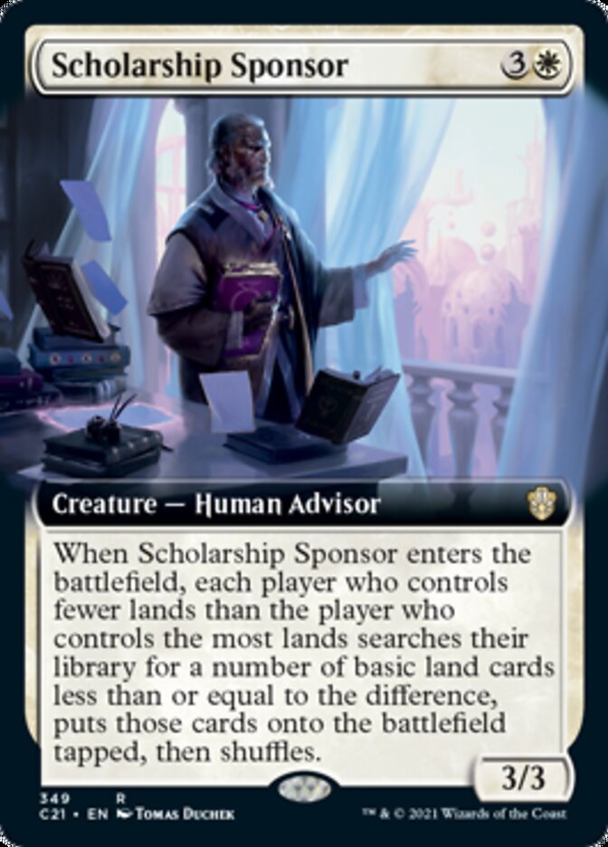Scholarship Sponsor (Extended) [Commander 2021] - Destination Retro