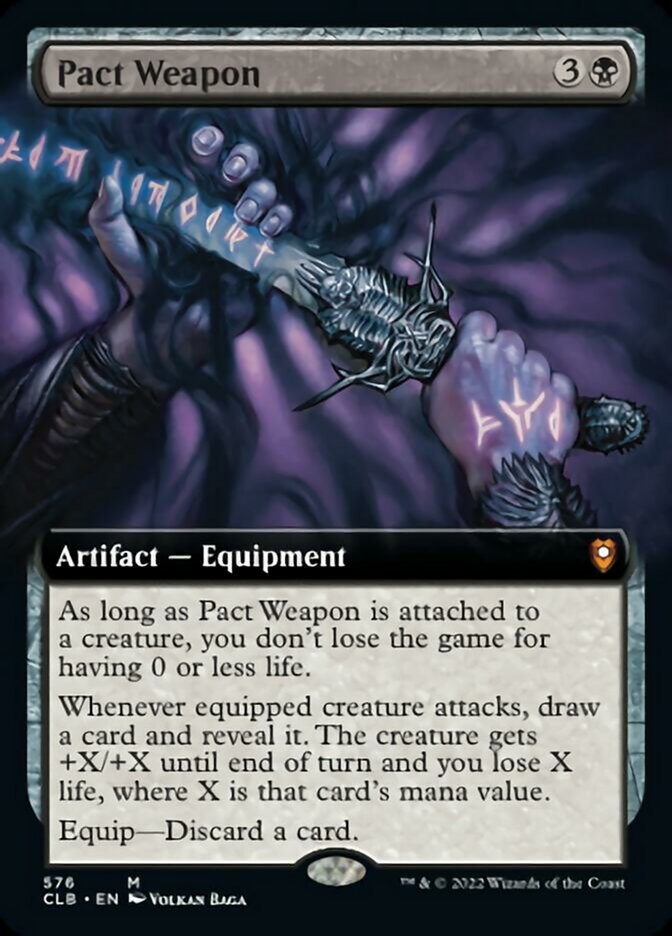Pact Weapon (Extended Art) [Commander Legends: Battle for Baldur's Gate] - Destination Retro