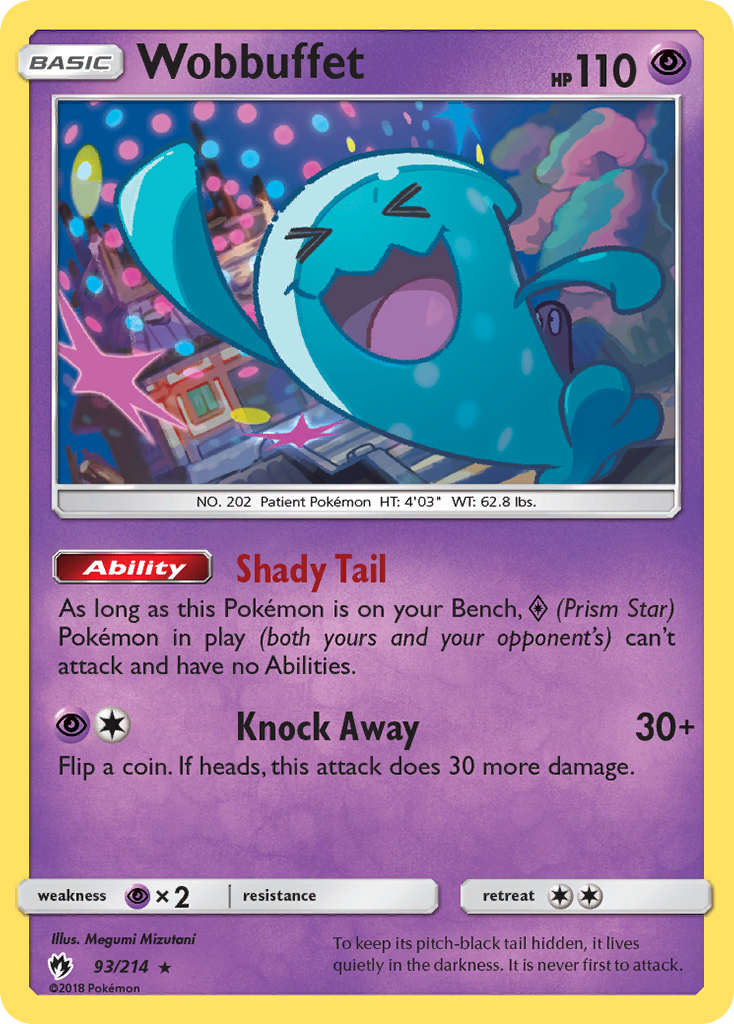 Wobbuffet (93/214) [Sun & Moon: Lost Thunder] - Destination Retro