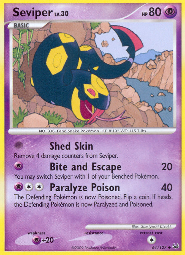 Seviper (61/127) [Platinum: Base Set] - Destination Retro