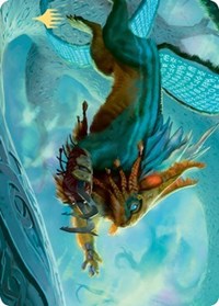 Toski, Bearer of Secrets Art Card (Gold-Stamped Signature) [Kaldheim: Art Series] - Destination Retro