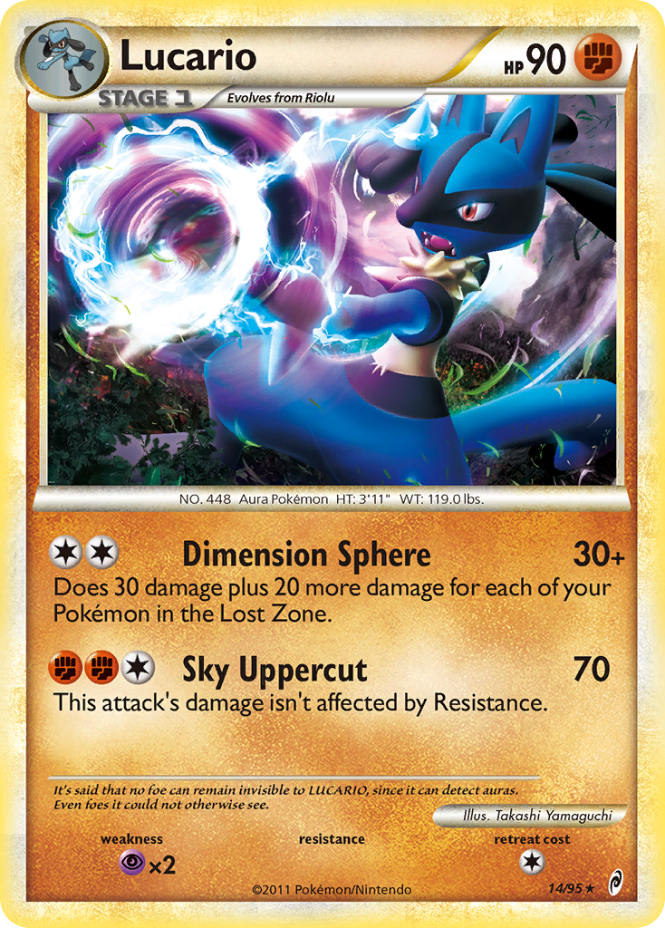 Lucario (14/95) [Call of Legends] - Destination Retro