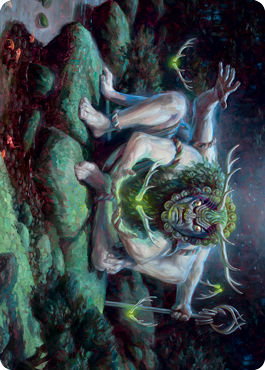 Myojin of Towering Might Art Card [Kamigawa: Neon Dynasty Art Series] - Destination Retro