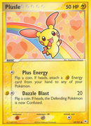 Plusle (69/101) [EX: Hidden Legends] - Destination Retro