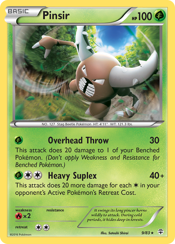 Pinsir (9/83) [XY: Generations] - Destination Retro