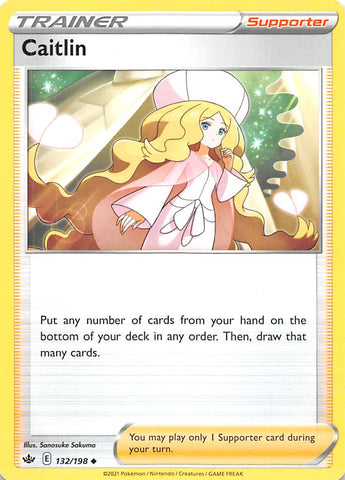 Caitlin (132/198) [Sword & Shield: Chilling Reign] - Destination Retro