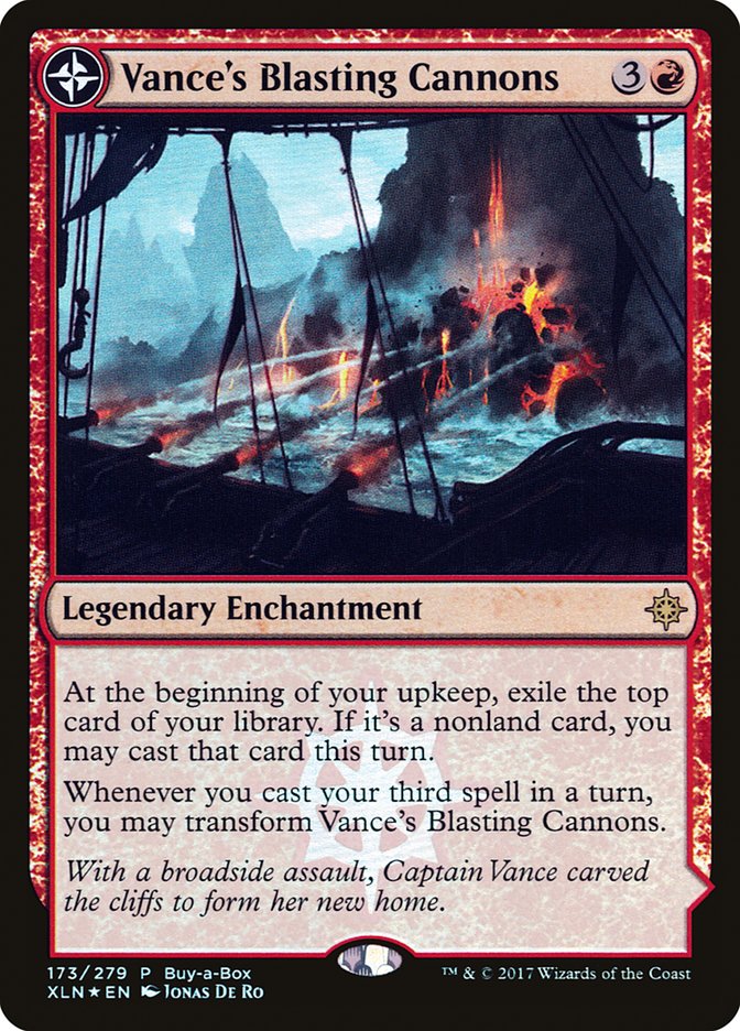 Vance's Blasting Cannons // Spitfire Bastion (Buy-A-Box) [Ixalan Treasure Chest] - Destination Retro