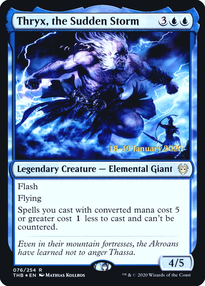 Thryx, the Sudden Storm [Theros Beyond Death Prerelease Promos] - Destination Retro