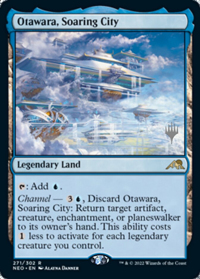 Otawara, Soaring City (Promo Pack) [Kamigawa: Neon Dynasty Promos] - Destination Retro