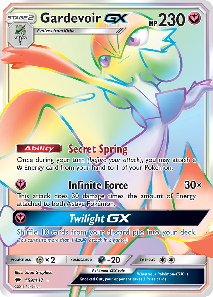 Gardevoir GX (159/147) [Sun & Moon: Burning Shadows] - Destination Retro