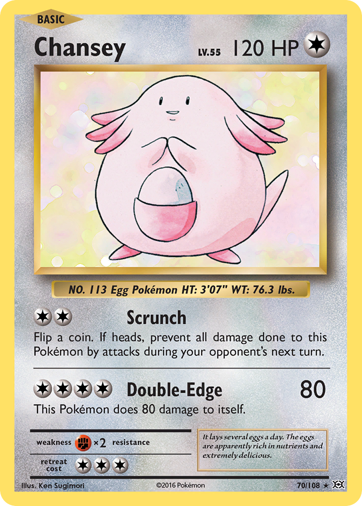 Chansey (70/108) [XY: Evolutions] - Destination Retro