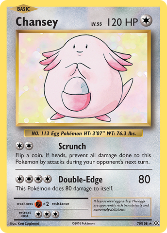 Chansey (70/108) [XY: Evolutions] - Destination Retro