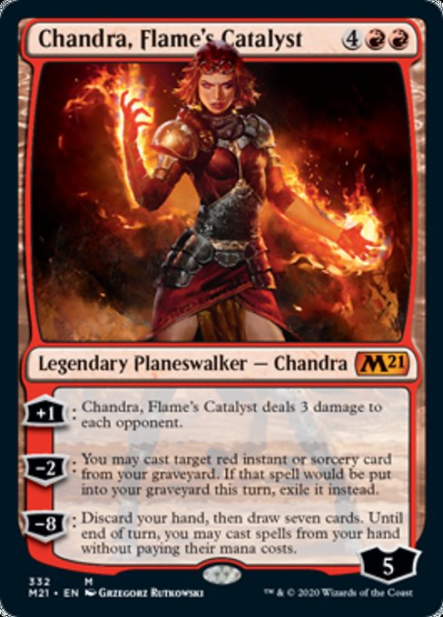 Chandra, Flame's Catalyst [Core Set 2021] - Destination Retro
