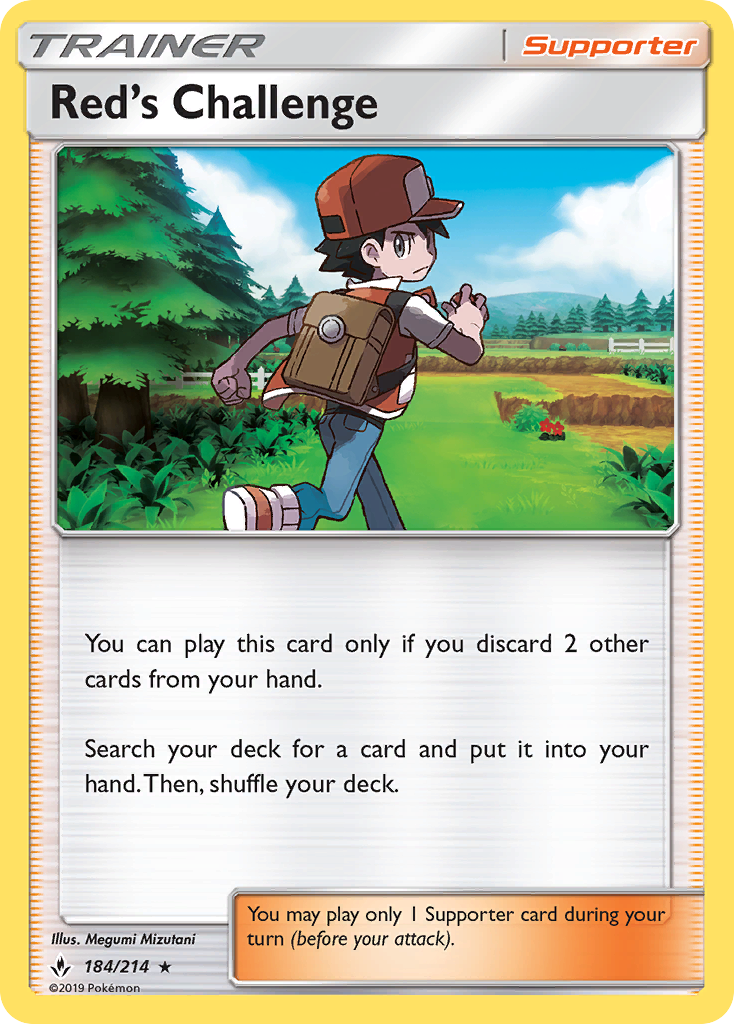 Red's Challenge (184/214) [Sun & Moon: Unbroken Bonds] - Destination Retro
