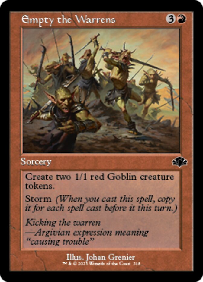 Empty the Warrens (Retro) [Dominaria Remastered] - Destination Retro
