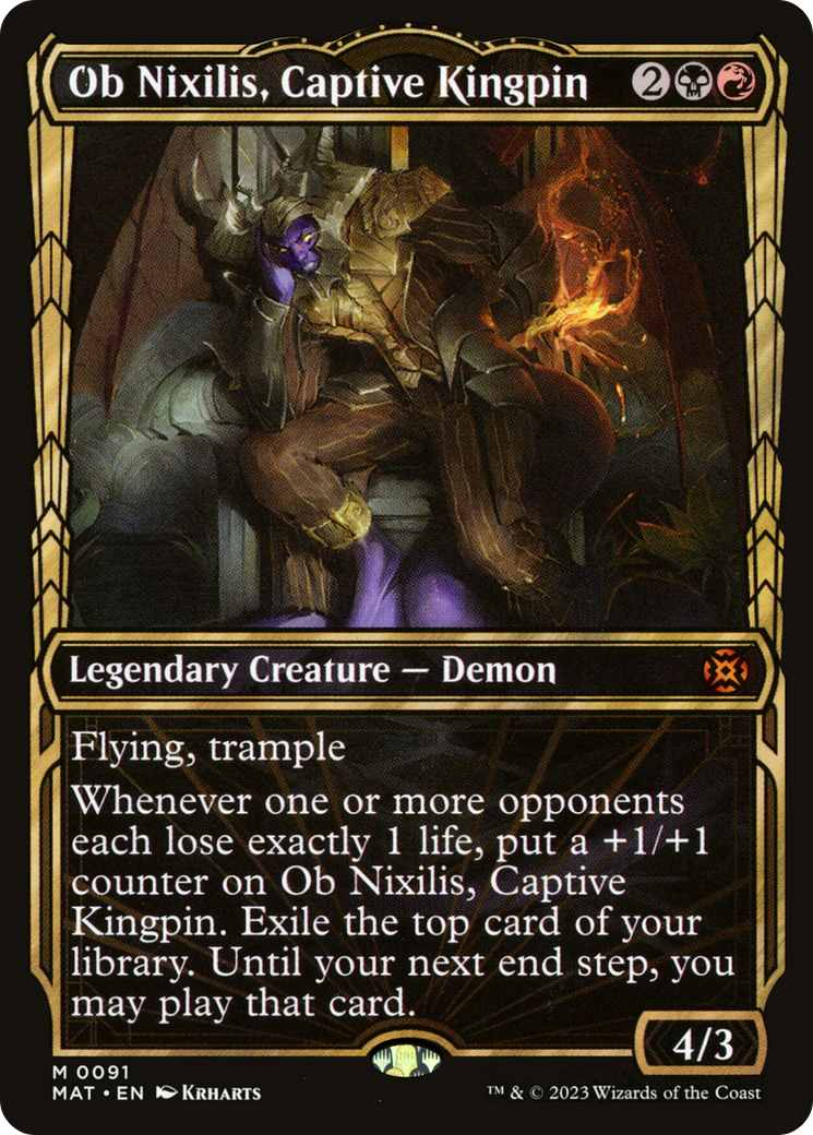Ob Nixilis, Captive Kingpin (Showcase) [March of the Machine: The Aftermath] - Destination Retro