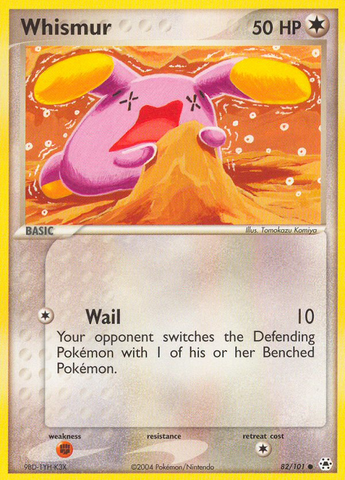 Whismur (82/101) [EX: Hidden Legends] - Destination Retro