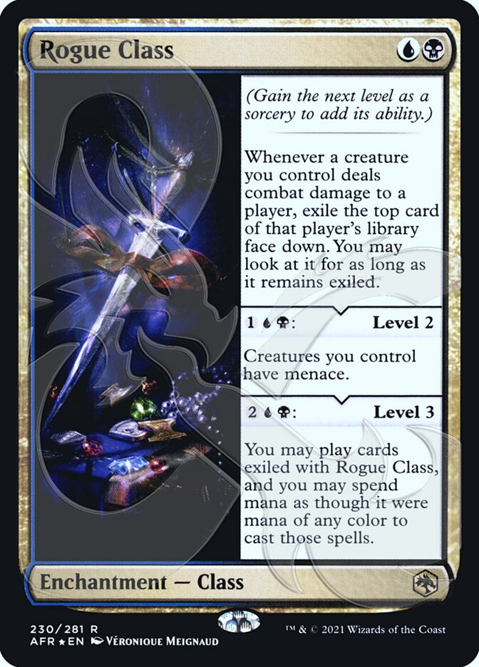Rogue Class (Ampersand Promo) [Dungeons & Dragons: Adventures in the Forgotten Realms Promos] - Destination Retro