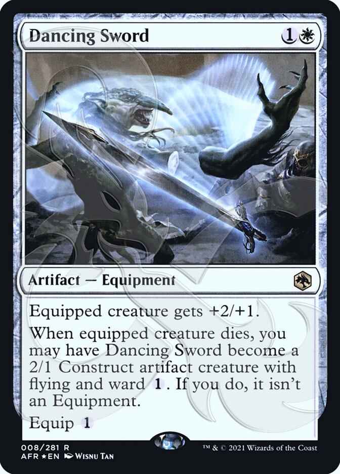 Dancing Sword (Ampersand Promo) [Dungeons & Dragons: Adventures in the Forgotten Realms Promos] - Destination Retro