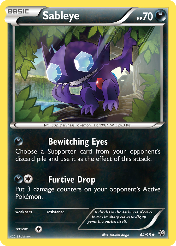 Sableye (44/98) [XY: Ancient Origins] - Destination Retro