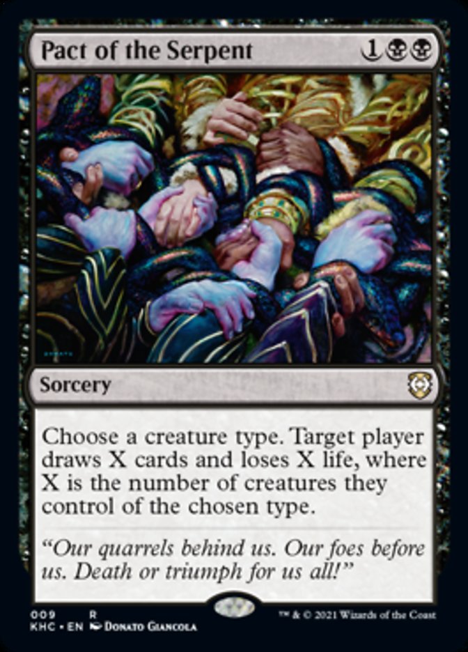 Pact of the Serpent [Kaldheim Commander] - Destination Retro