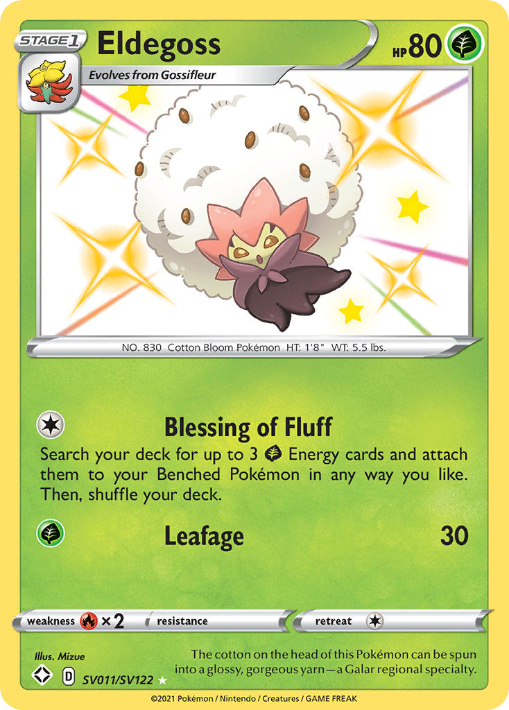 Eldegoss (SV011/SV122) [Sword & Shield: Shining Fates] - Destination Retro