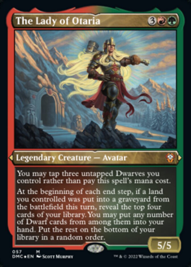 The Lady of Otaria (Foil Etched) [Dominaria United Commander] - Destination Retro