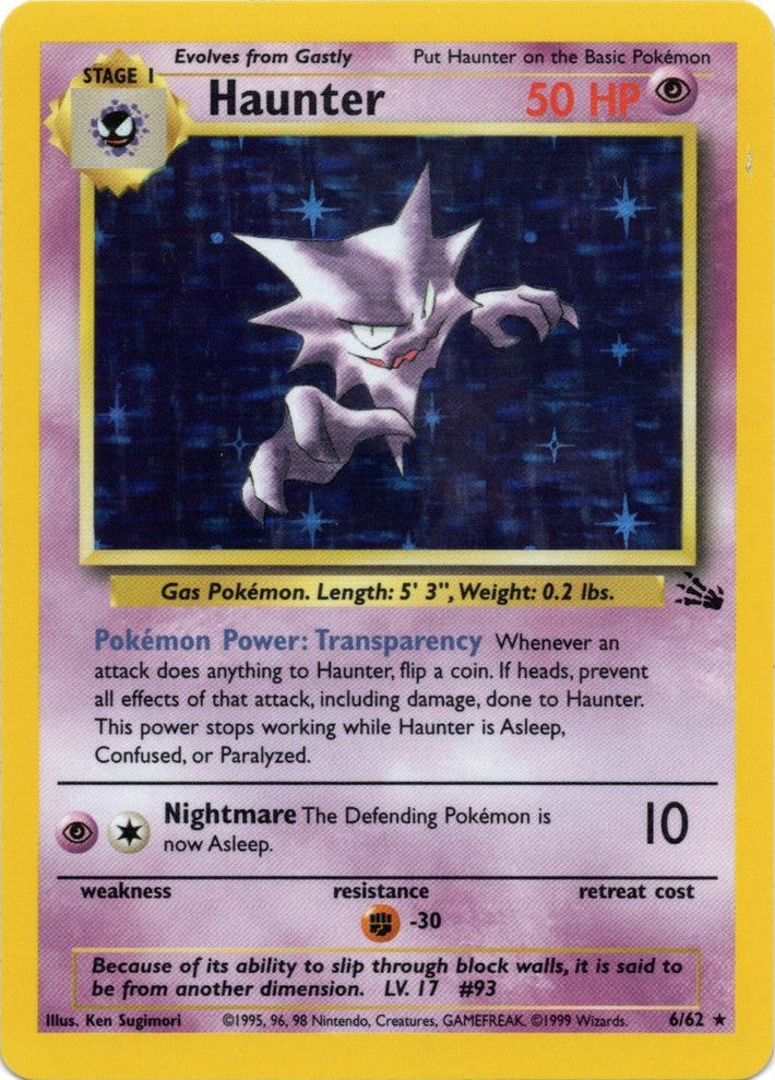 Haunter (6/62) [Fossil Unlimited] - Destination Retro