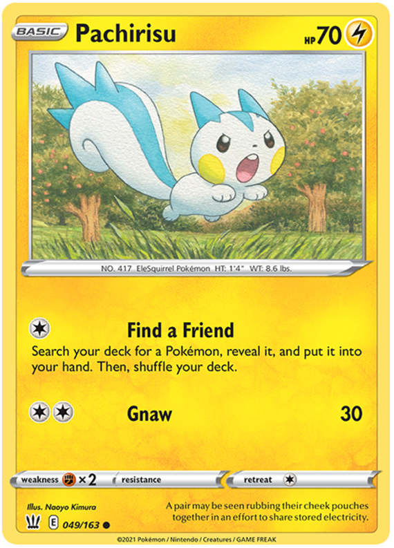 Pachirisu (049/163) [Sword & Shield: Battle Styles] - Destination Retro
