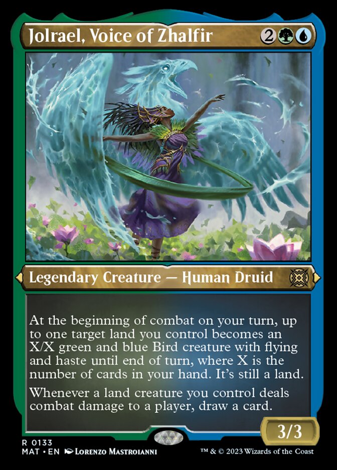 Jolrael, Voice of Zhalfir (Foil Etched) [March of the Machine: The Aftermath] - Destination Retro