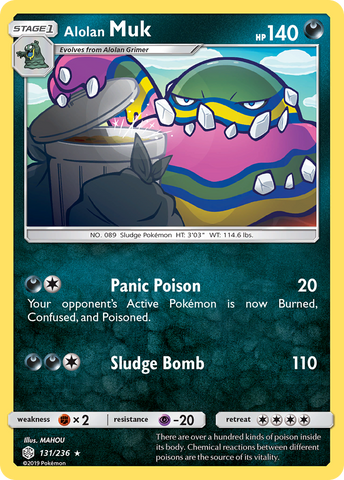 Alolan Muk (131/236) [Sun & Moon: Cosmic Eclipse] - Destination Retro