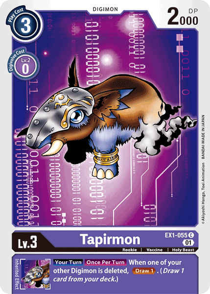 Tapirmon [EX1-055] [Classic Collection] - Destination Retro