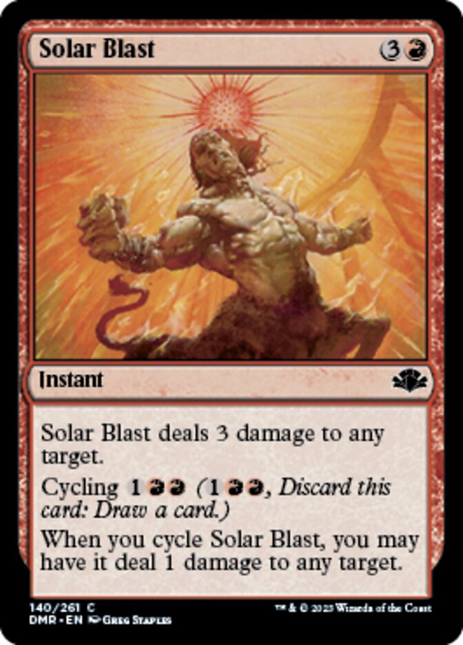 Solar Blast [Dominaria Remastered] - Destination Retro