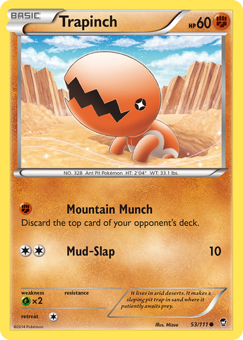 Trapinch (53/111) [XY: Furious Fists] - Destination Retro