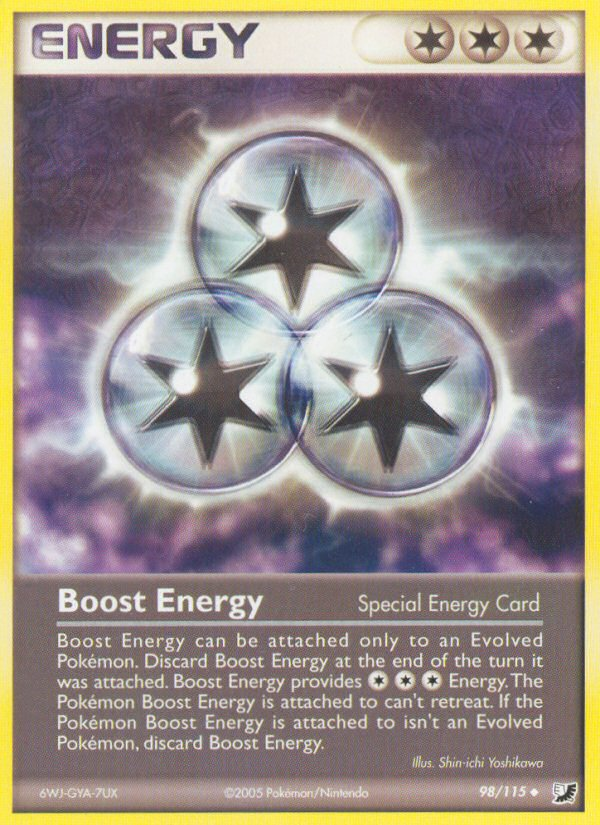 Boost Energy (98/115) [EX: Unseen Forces] - Destination Retro