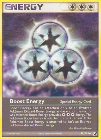 Boost Energy (98/115) [EX: Unseen Forces] - Destination Retro