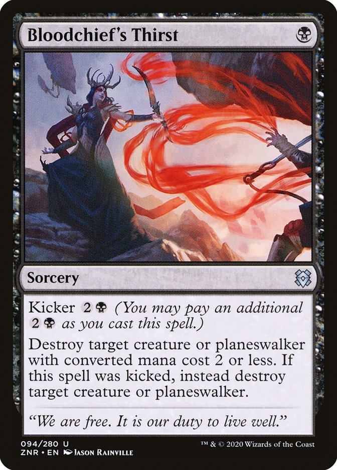 Bloodchief's Thirst [Zendikar Rising] - Destination Retro