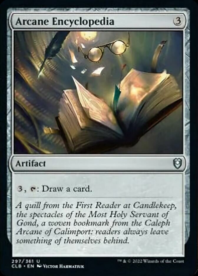 Arcane Encyclopedia [Commander Legends: Battle for Baldur's Gate] - Destination Retro
